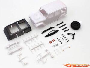 Kyosho Mini-Z Body Set Jeep Wrangler Rubicon 4x4 MX01 (White) MXN01
