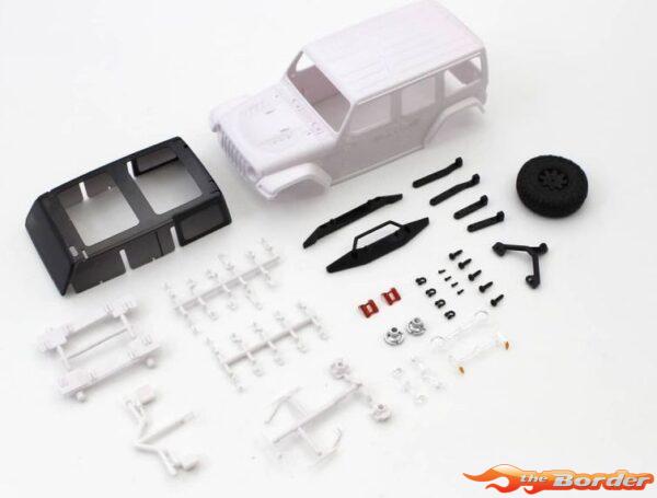 Kyosho Mini-Z Body Set Jeep Wrangler Rubicon 4x4 MX01 (White) MXN01