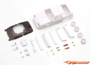 Kyosho Mini-Z Body Set Toyota Trueno AE86 AWD (White w/Wheels) MZN214