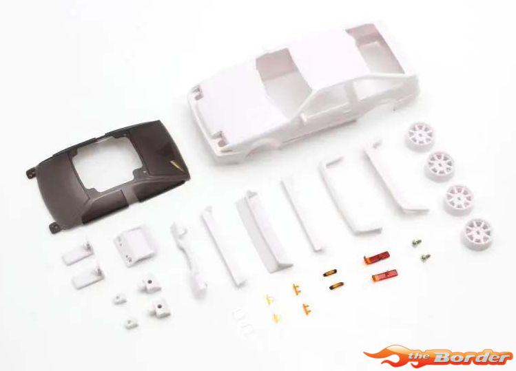 Kyosho Mini-Z Body Set Toyota Trueno AE86 AWD (White w/Wheels) MZN214