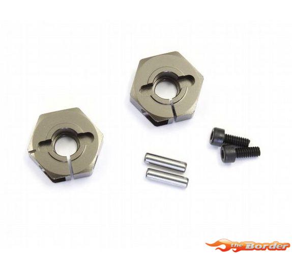Kyosho Cramp Wheel Hub (45) Kyosho TF6 - Lazer ZX5-ZX7 (2) Gun Metal LAW30GMB