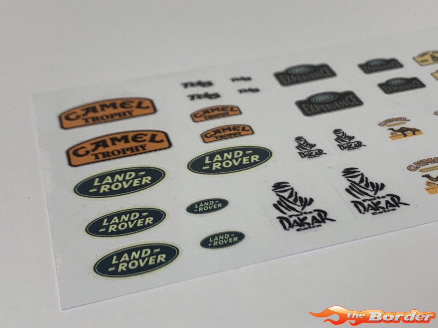 Landrov. Camel Trophy Stickers voor TRX4-M Defender BRPD1546 - Afbeelding 5