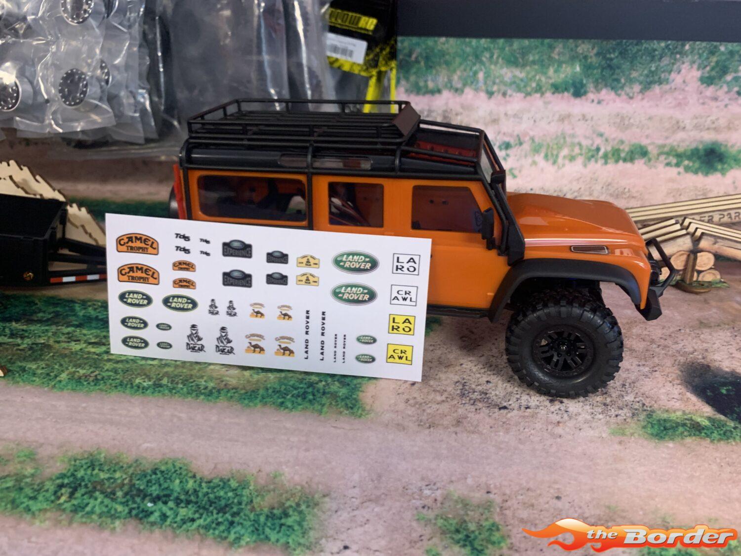 Landrov. Camel Trophy Stickers voor TRX4-M Defender BRPD1546 - Afbeelding 4
