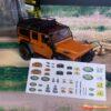 Landrov. Camel Trophy Stickers voor TRX4-M Defender BRPD1546 - Afbeelding 3