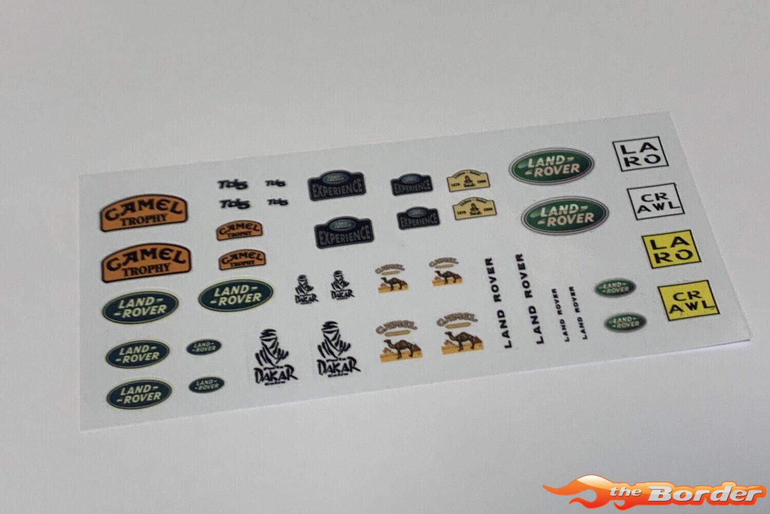 Landrov. Camel Trophy Stickers voor TRX4-M Defender BRPD1546 - Afbeelding 6