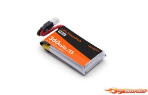 MODSTER Battery 1S 3.7V Lipo 360mAh for MDX MD10022