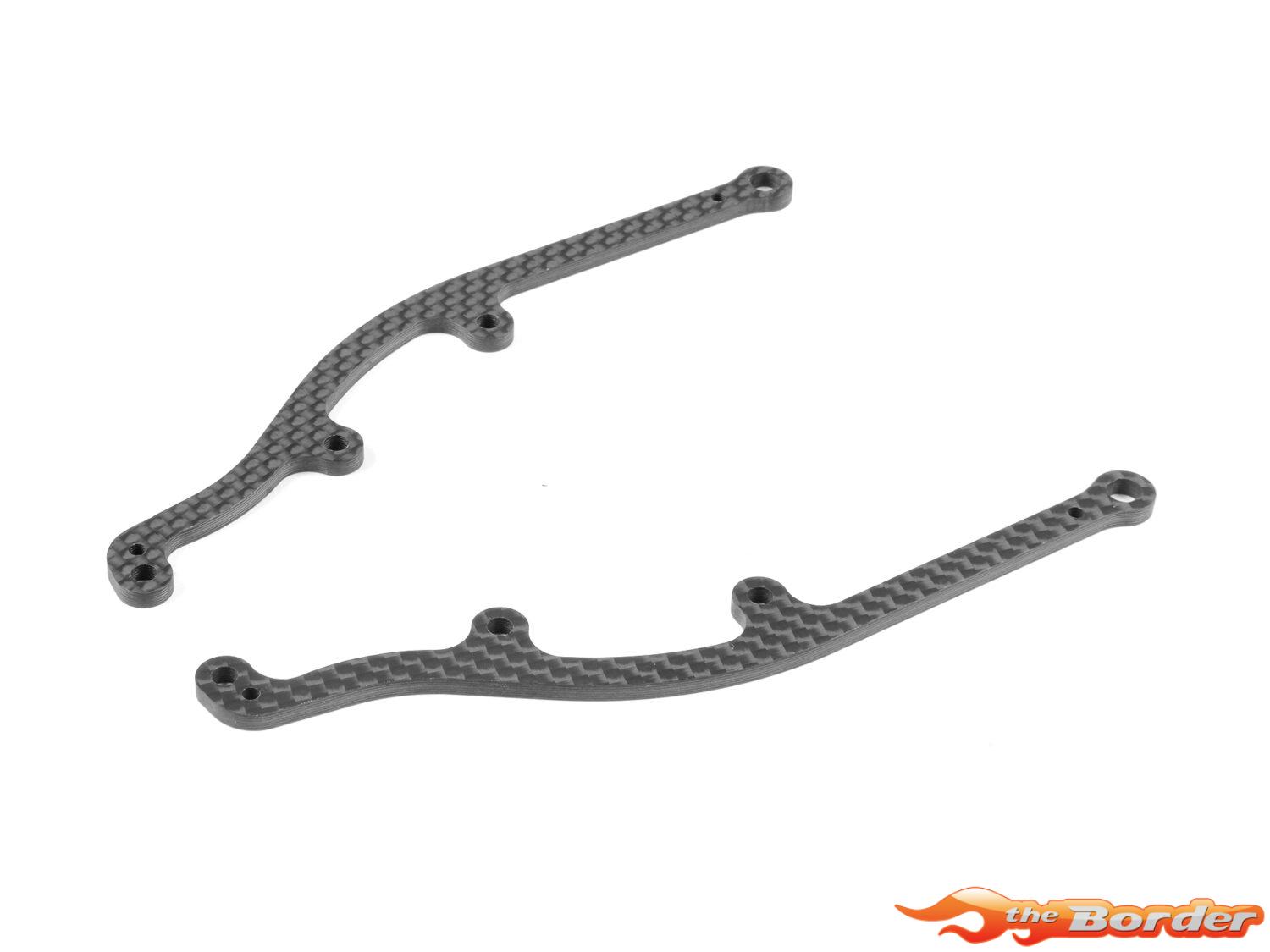 XRAY X1'24 Side Brace - Graphite 2.5mm (2) 376332