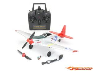 MODSTER MDX PRO Mustang P-51D 400mm Elektromotor Warbird RTF