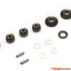 Kyosho Differential Bevel Gear Set (12T-18T CTR) Inferno MP10 TKI3 Sintered IFW638 - Afbeelding 2