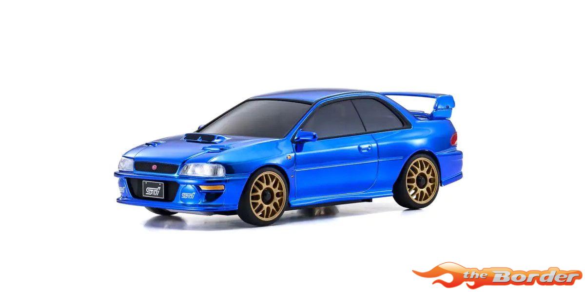 Kyosho Mini-Z Body Set SUBARU Impreza 22B-STi Version Chrome Blue Kyosho 60th Anniversary MZP457CBL - Afbeelding 7