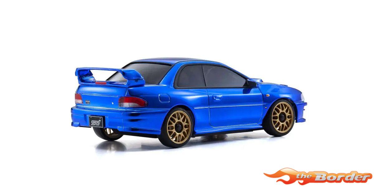 Kyosho Mini-Z Body Set SUBARU Impreza 22B-STi Version Chrome Blue Kyosho 60th Anniversary MZP457CBL - Afbeelding 6