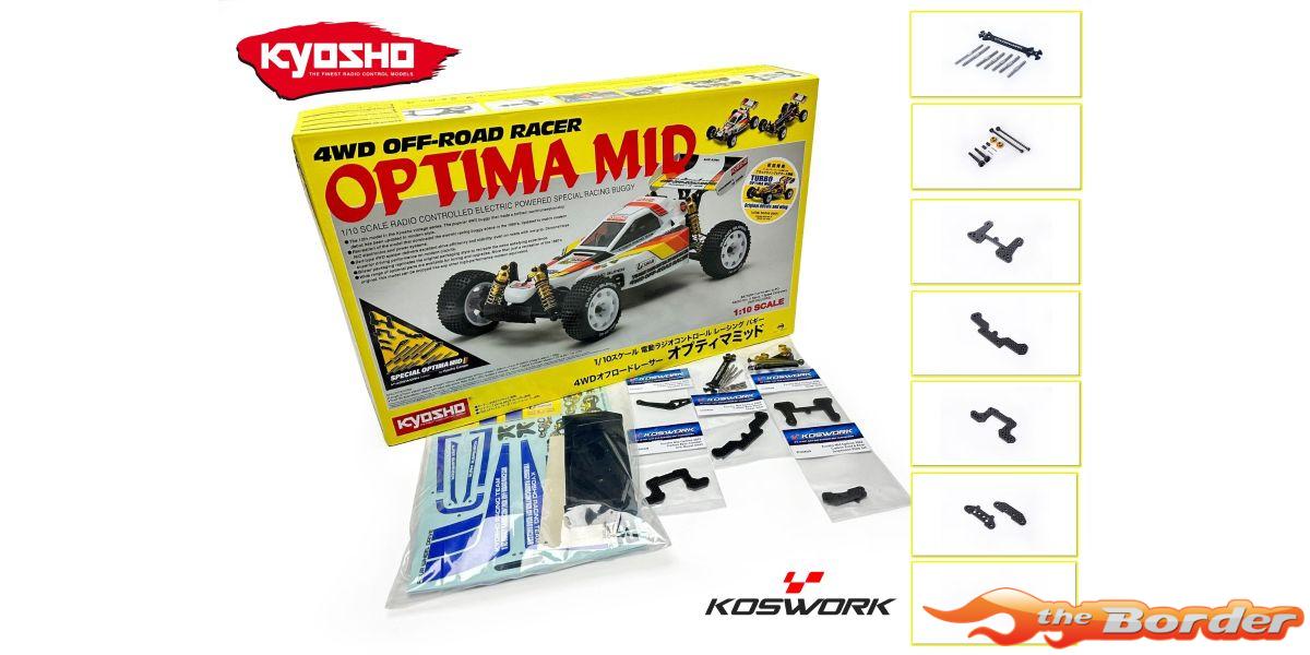 Kyosho Optima Mid 4WD 1/10 Kit Legendary Series Koswork Edition 30622KE