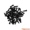 Yeah Racing Micro Fender Screw Set (1.2x5) 50pcs Black YA-0690BK - Afbeelding 2