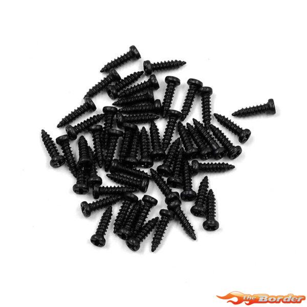 Yeah Racing Micro Fender Screw Set (1.2x5) 50pcs Black YA-0690BK