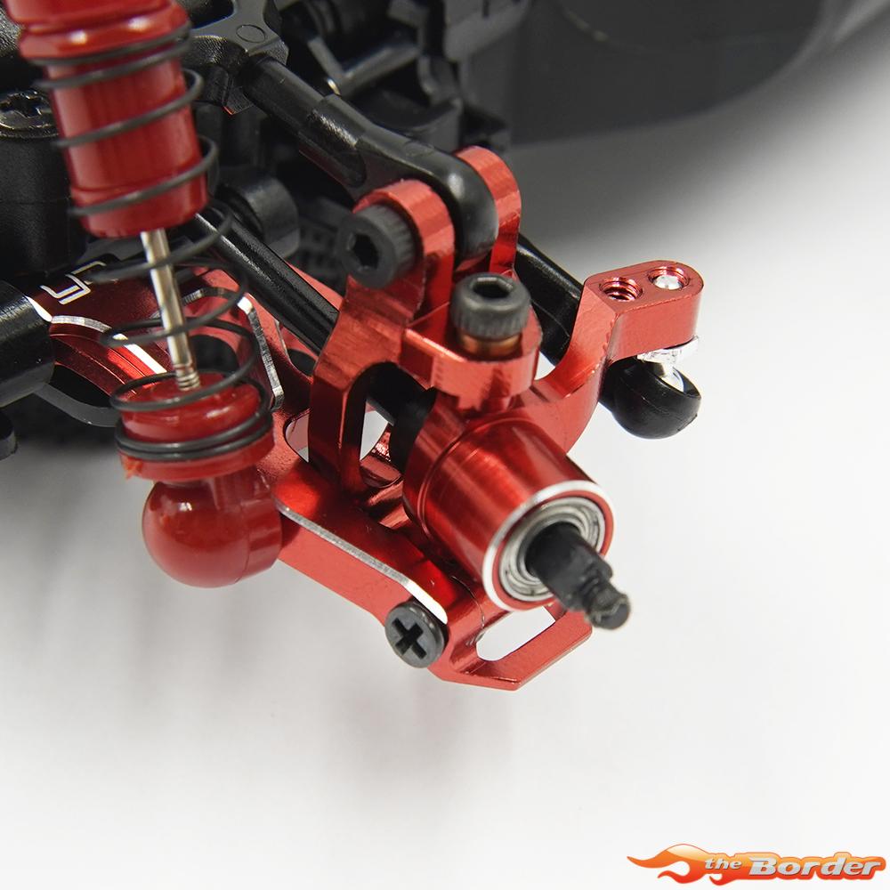 Yeah Racing Alum. Front C-Hub Red MB-010 KYMB-006RD - Afbeelding 2