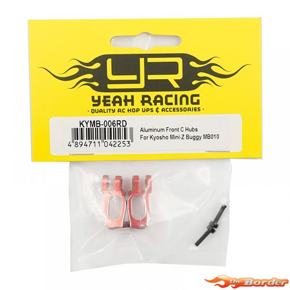 Yeah Racing Alum. Front C-Hub Red MB-010 KYMB-006RD - Afbeelding 4
