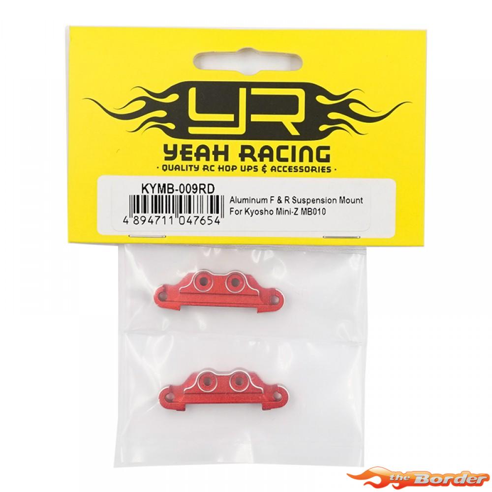 Yeah Racing Alum. F&R Suspension Mount Red MB-010 KYMB-009RD - Afbeelding 2