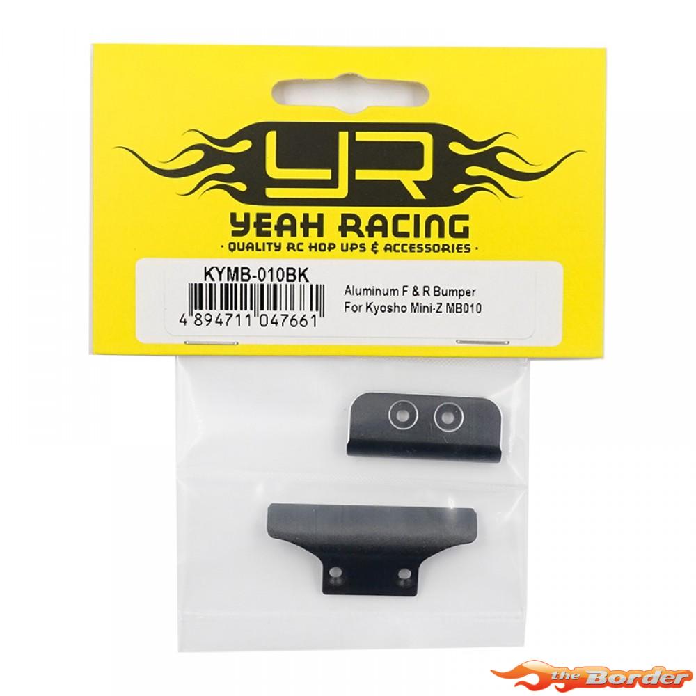 Yeah Racing Alum. F&R Bumper Black MB-010 KYMB-010BK - Afbeelding 2