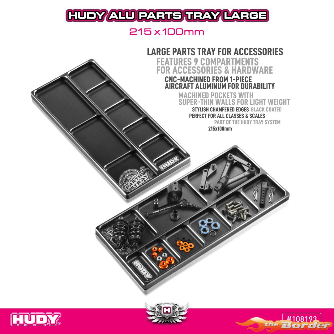 Hudy Alum. Parts Tray Large 215x100mm 108193 - Afbeelding 2