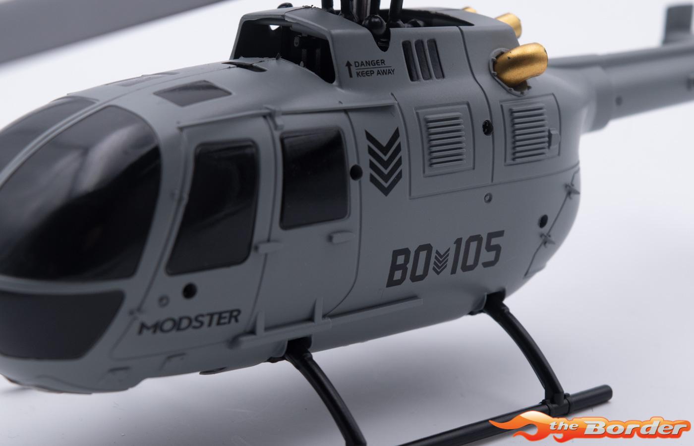 MODSTER BO-105 Flybarless Electric Helicopter RTF Grey - Afbeelding 14