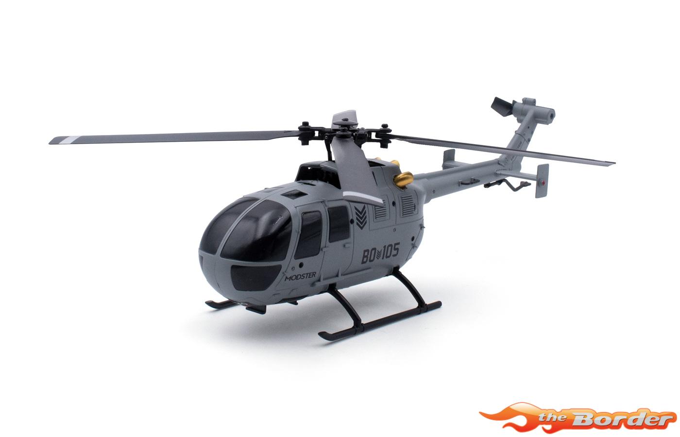 MODSTER BO-105 Flybarless Electric Helicopter RTF Grey - Afbeelding 4