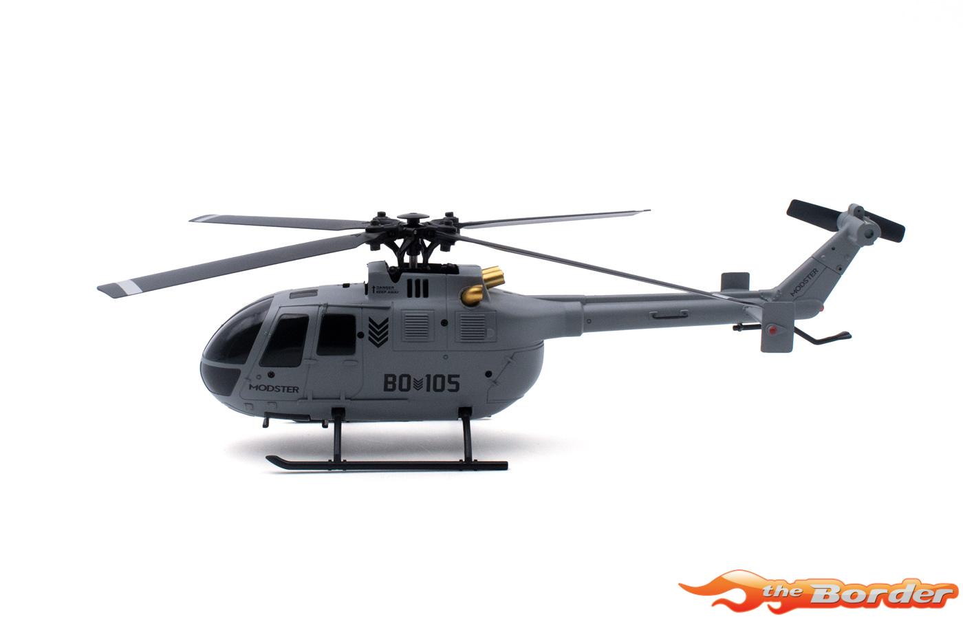 MODSTER BO-105 Flybarless Electric Helicopter RTF Grey - Afbeelding 6