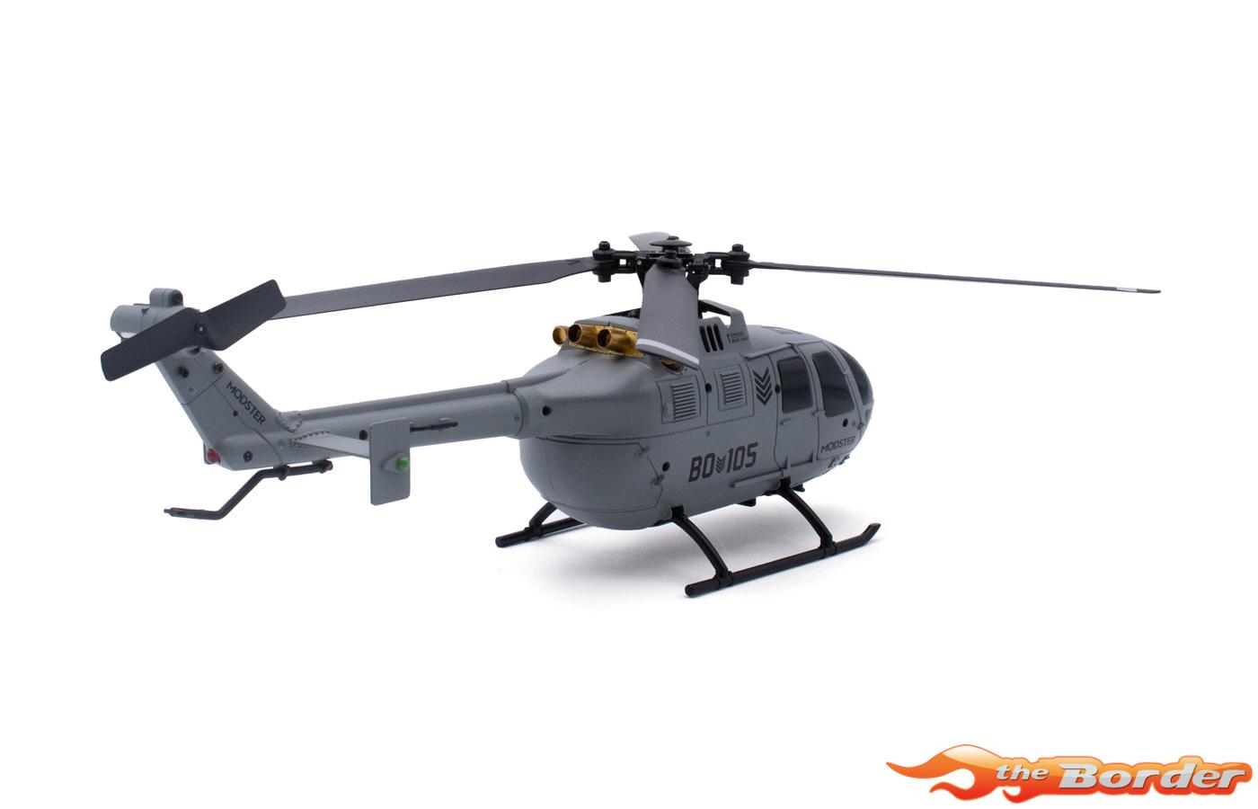 MODSTER BO-105 Flybarless Electric Helicopter RTF Grey - Afbeelding 8