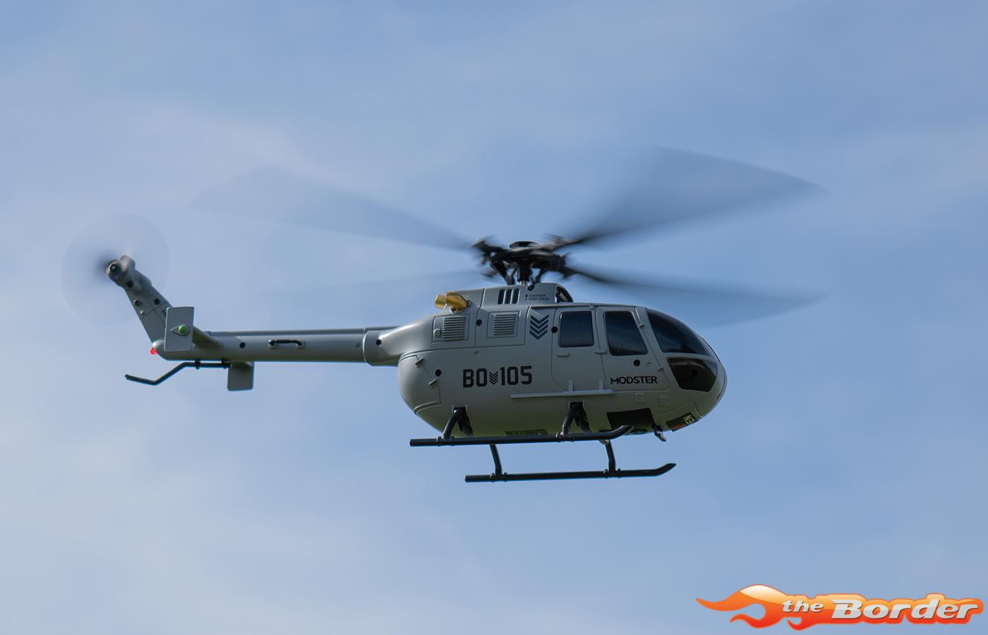 MODSTER BO-105 Flybarless Electric Helicopter RTF Grey - Afbeelding 9