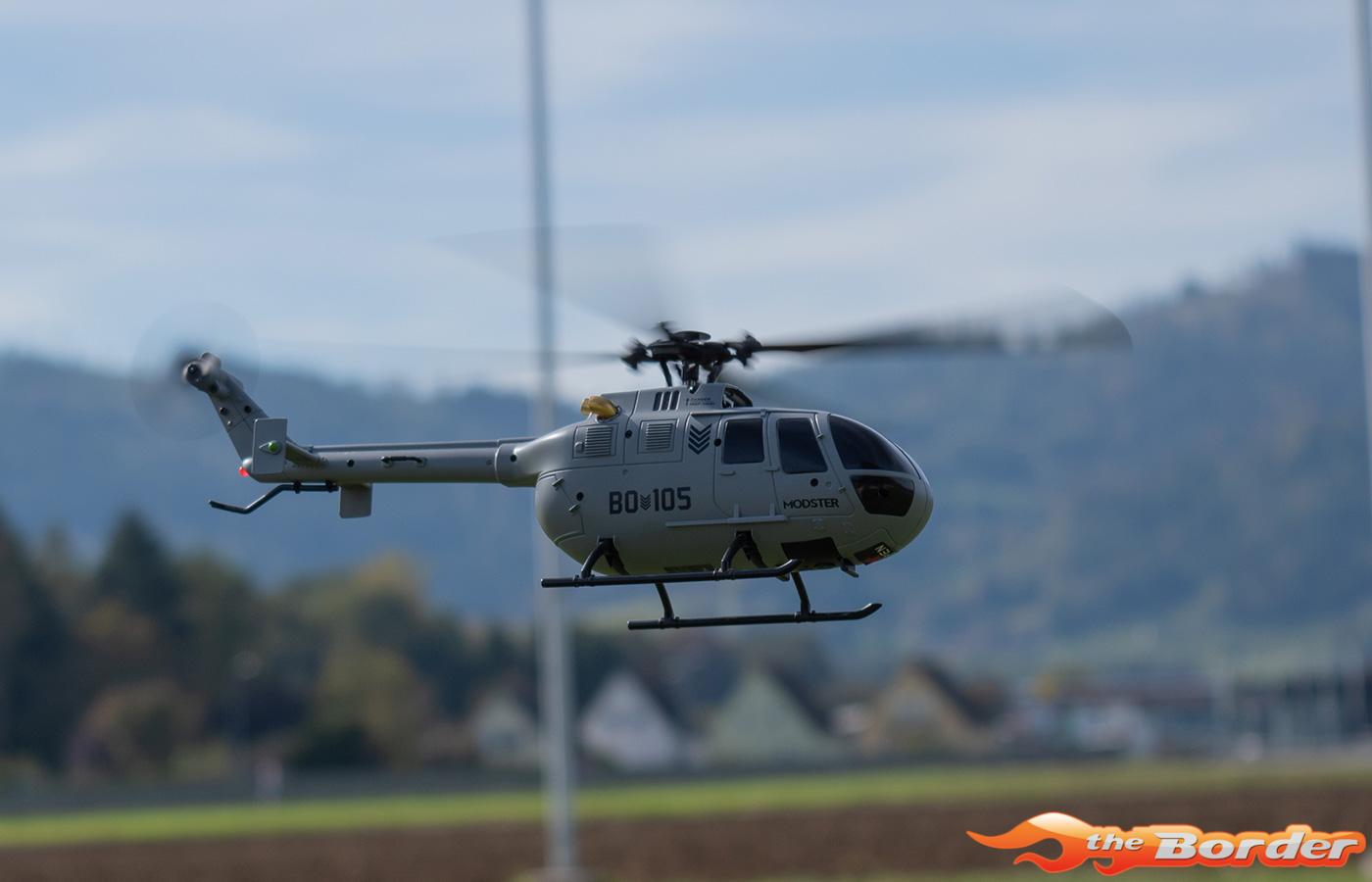 MODSTER BO-105 Flybarless Electric Helicopter RTF Grey - Afbeelding 2