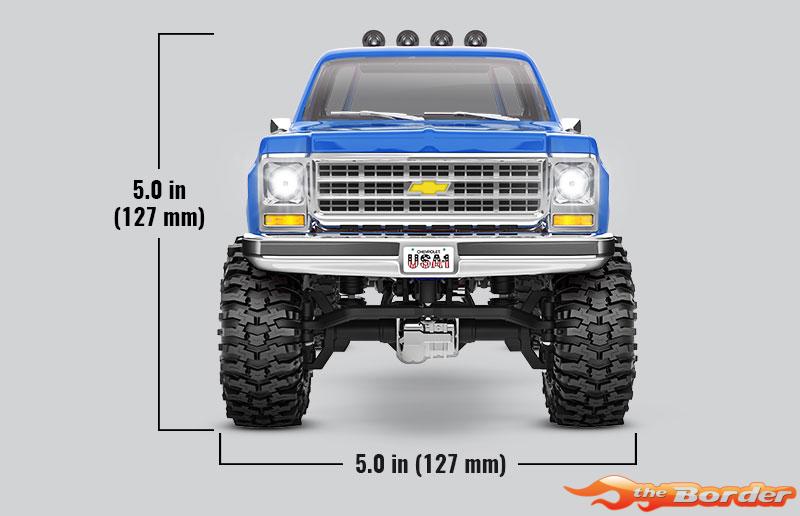 Traxxas TRX-4M 1/18 High Trail Mini Crawler 4WD Chevrolet K10 Truck (RTR inclusief batterij/oplader) 97064 - Afbeelding 10