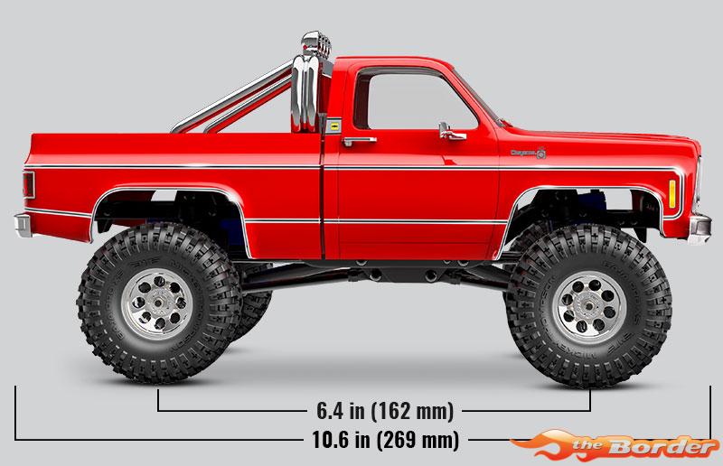 Traxxas TRX-4M 1/18 High Trail Mini Crawler 4WD Chevrolet K10 Truck (RTR inclusief batterij/oplader) 97064 - Afbeelding 9