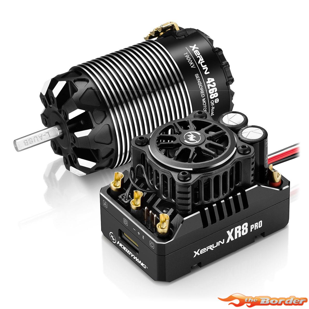 Hobbywing Xerun BL ESC XR8 Pro G3 200A 1/8 Combo 4268SD G3 1900KV 38020432