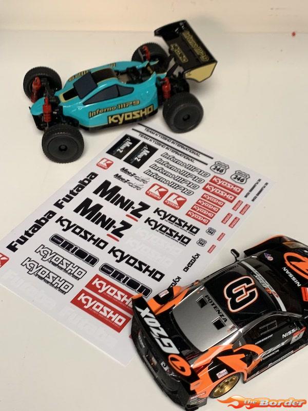 Kyosho Mini-Z Logo Sticker Sheet BRPD1046 - Afbeelding 4