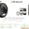 LouiseRC CR-Mallet Super Soft Black 1.0" Crawler Tyres (2) LR-T3367VB - Afbeelding 4