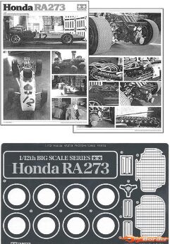 Tamiya Honda RA273 - Static w/Photo Etched Parts 1/12 Scale Model 12032 - Afbeelding 4