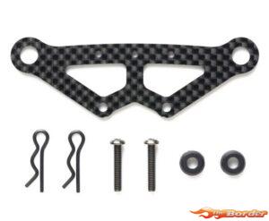 Tamiya MB-01 XV-02 Carbon Bumper Support 22073