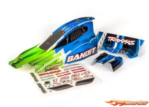 Traxxas Bandit Body Green (Painted Decals Applied) 2450X