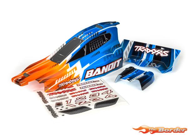Traxxas Bandit Body Orange (Painted Decals Applied) 2450T