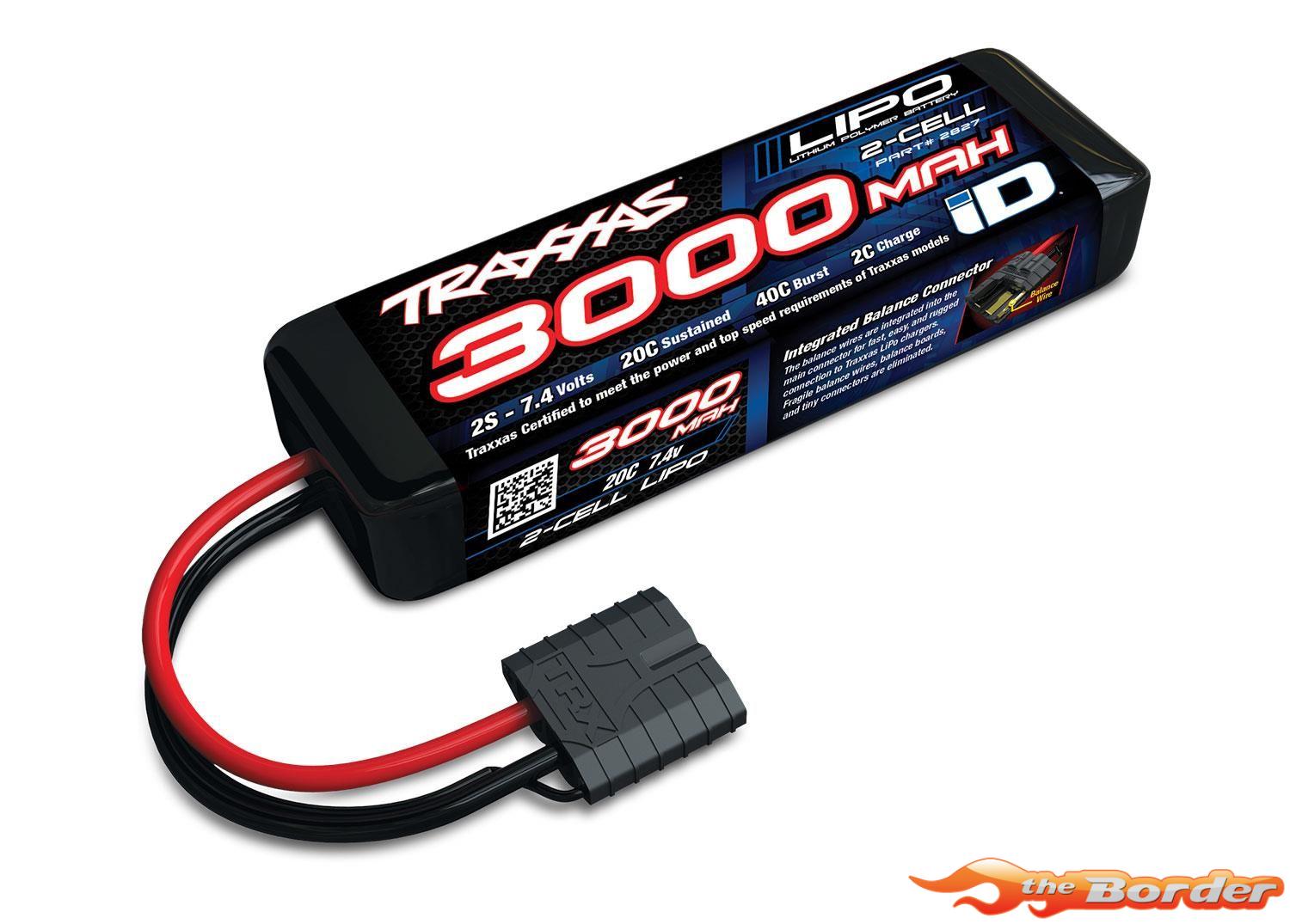 Traxxas LiPo 3000mAh 7.4V 2S 20C 2827X