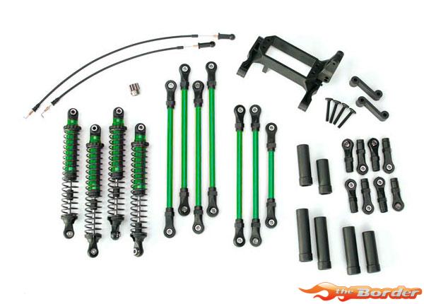 Traxxas Long Arm Lift Kit Green for TRX-4 Complete 8140-GRN