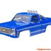 Traxxas TRX-4M Chevy K10 Truck (1979) Complete Body (Blauw/Rood/Zwart) 9811 - Afbeelding 3