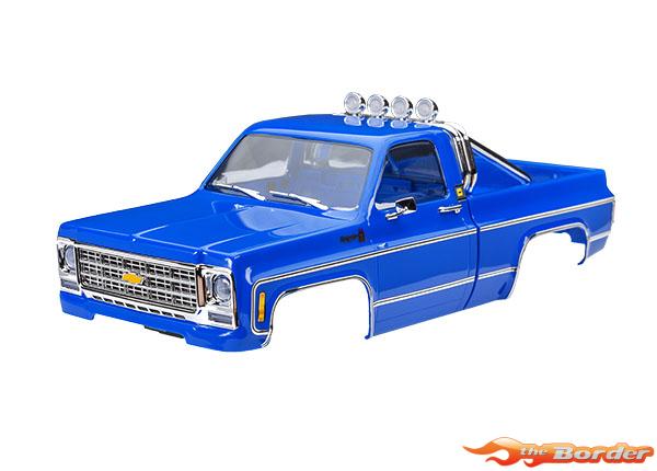 Traxxas TRX-4M Chevy K10 Truck (1979) Complete Body (Blauw/Rood/Zwart) 9811 - Afbeelding 3
