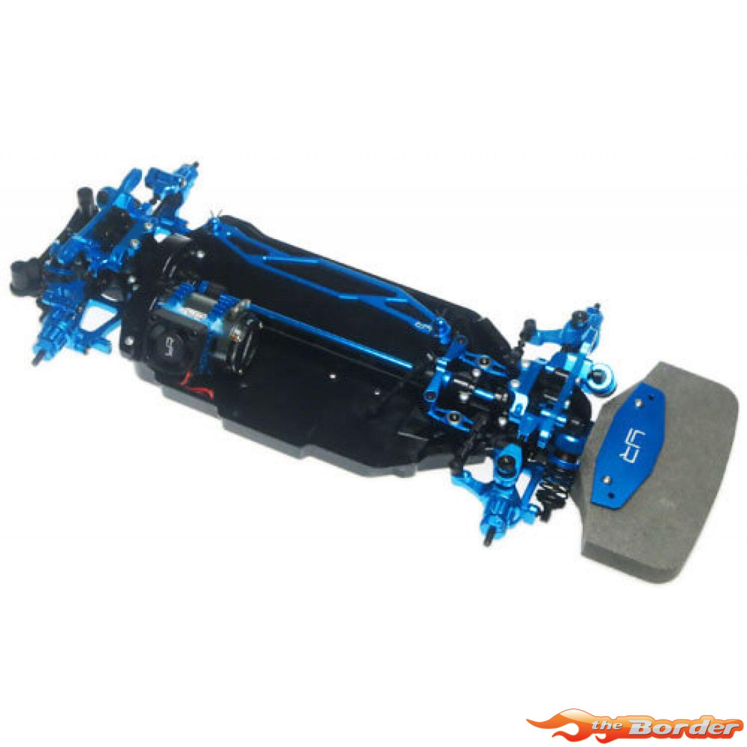 Yeah Racing Aluminum Conversion Kit For Tamiya TT02 CK-TT02BU - Afbeelding 3