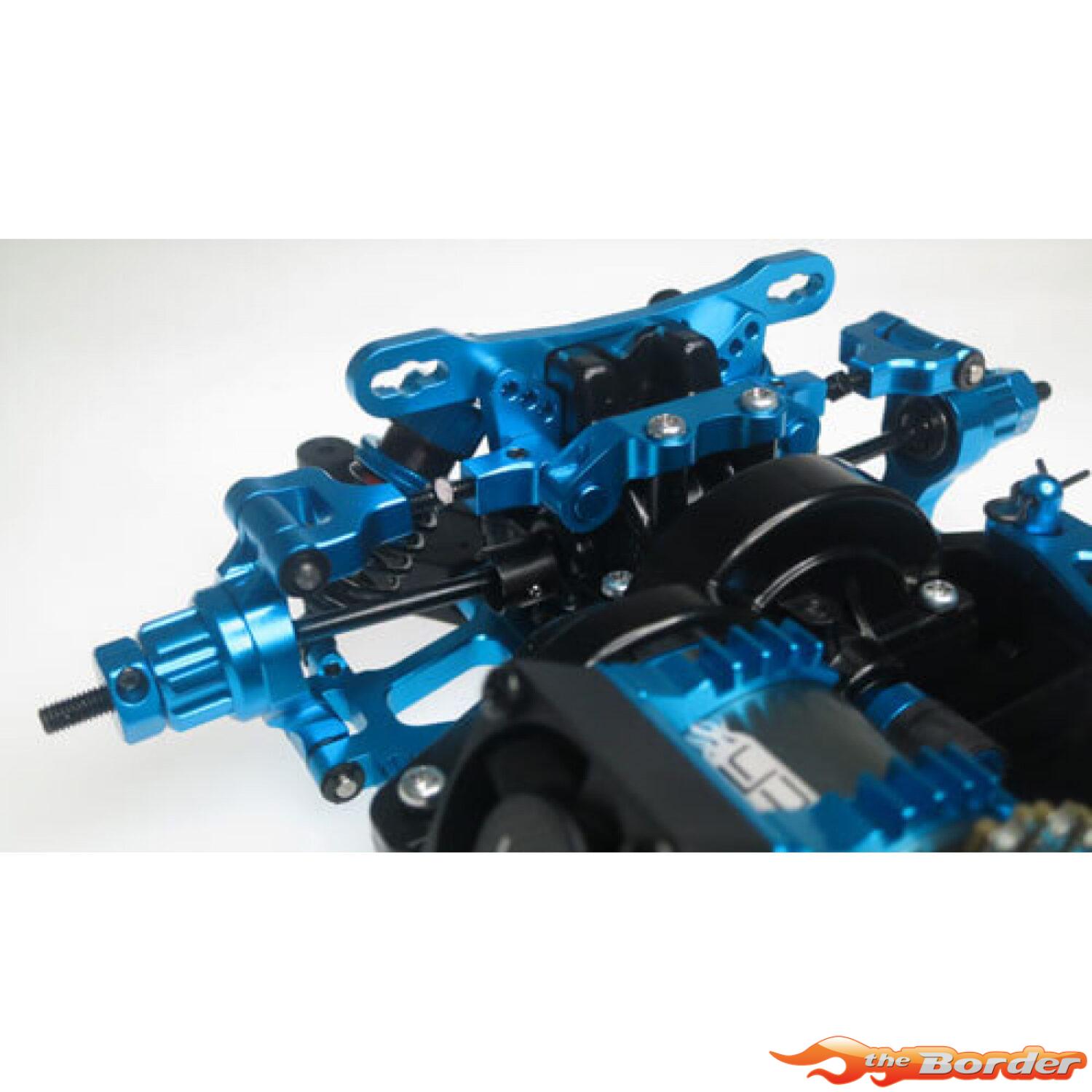 Yeah Racing Aluminum Conversion Kit For Tamiya TT02 CK-TT02BU - Afbeelding 4
