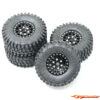BRP 1.0'' Aluminum Beadlock  Wheel Rim&Tire set  for 1/18 TRX-4M M070Black - Afbeelding 3
