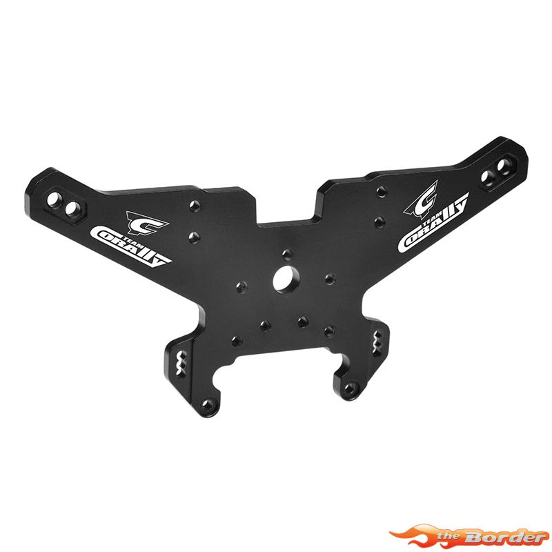 Corally Shock Tower MT-G2 Rear 5mm Aluminium Black C-00180-955