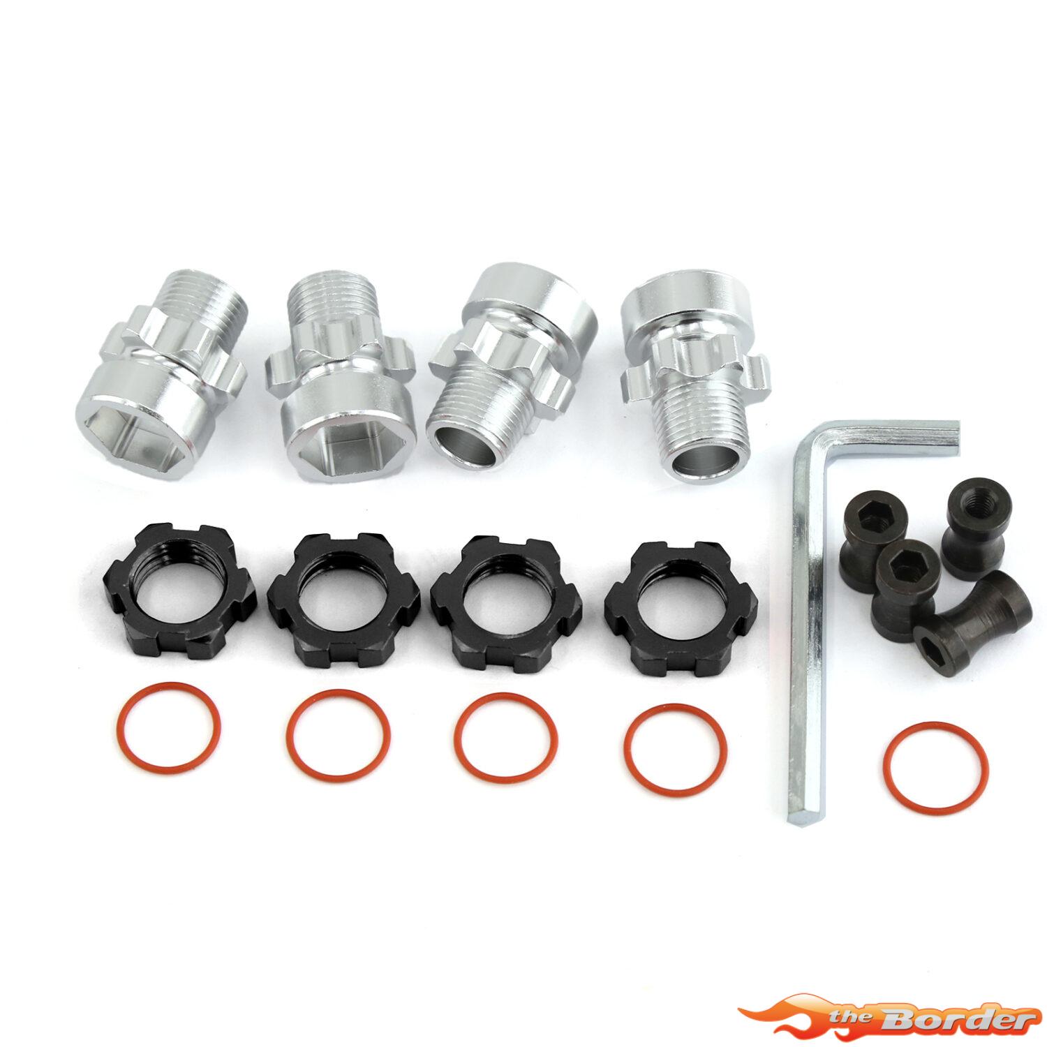 BRP Wheel Hubs Splined 17mm Adapter & Wheel nuts BRP01532 - Afbeelding 2