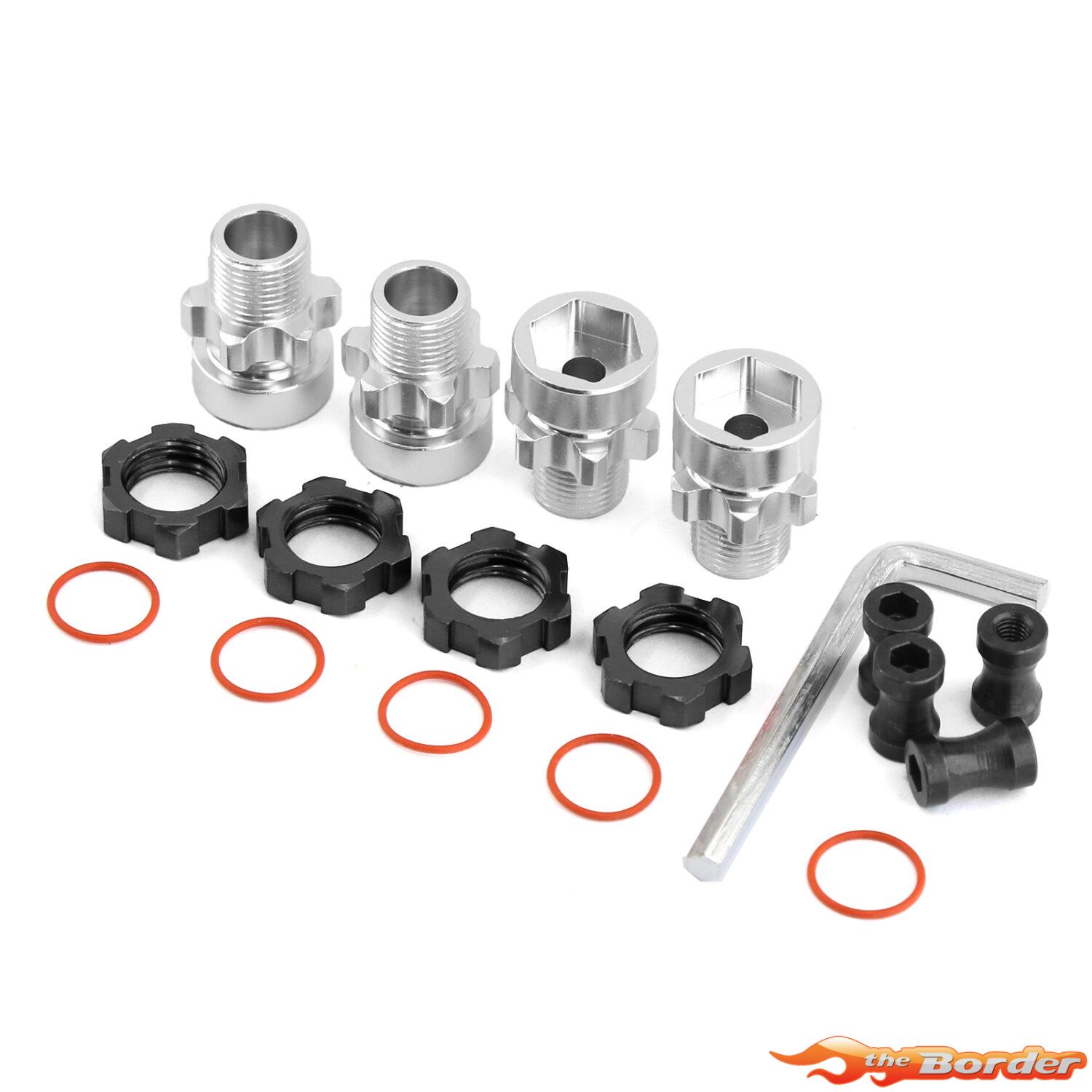 BRP Wheel Hubs Splined 17mm Adapter & Wheel nuts BRP01532