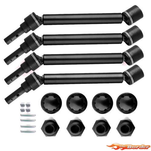 BRP Steel Drive Shaft Set (4) Complete w/ adaptors for Traxxas Maxx V2