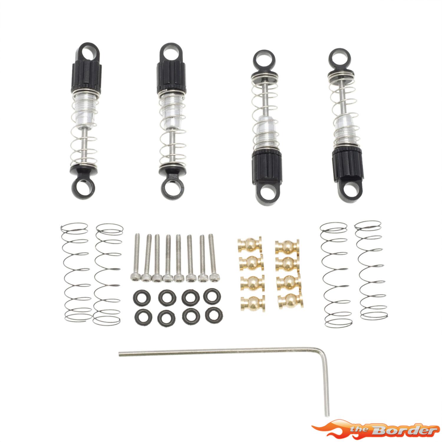 BRP Aluminum Shock Set (4pcs.) for Axial/FMS FCX24- SCX24-24